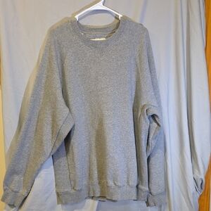 Duluth Trading Co Heather Gray Crewneck Sweater